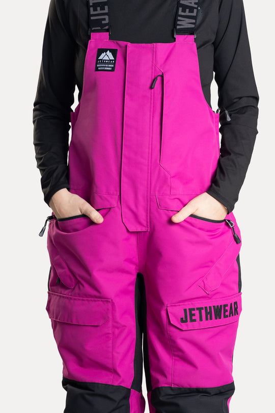 Jethwear W's Treeline Bib Pant - Flower/Black 60g