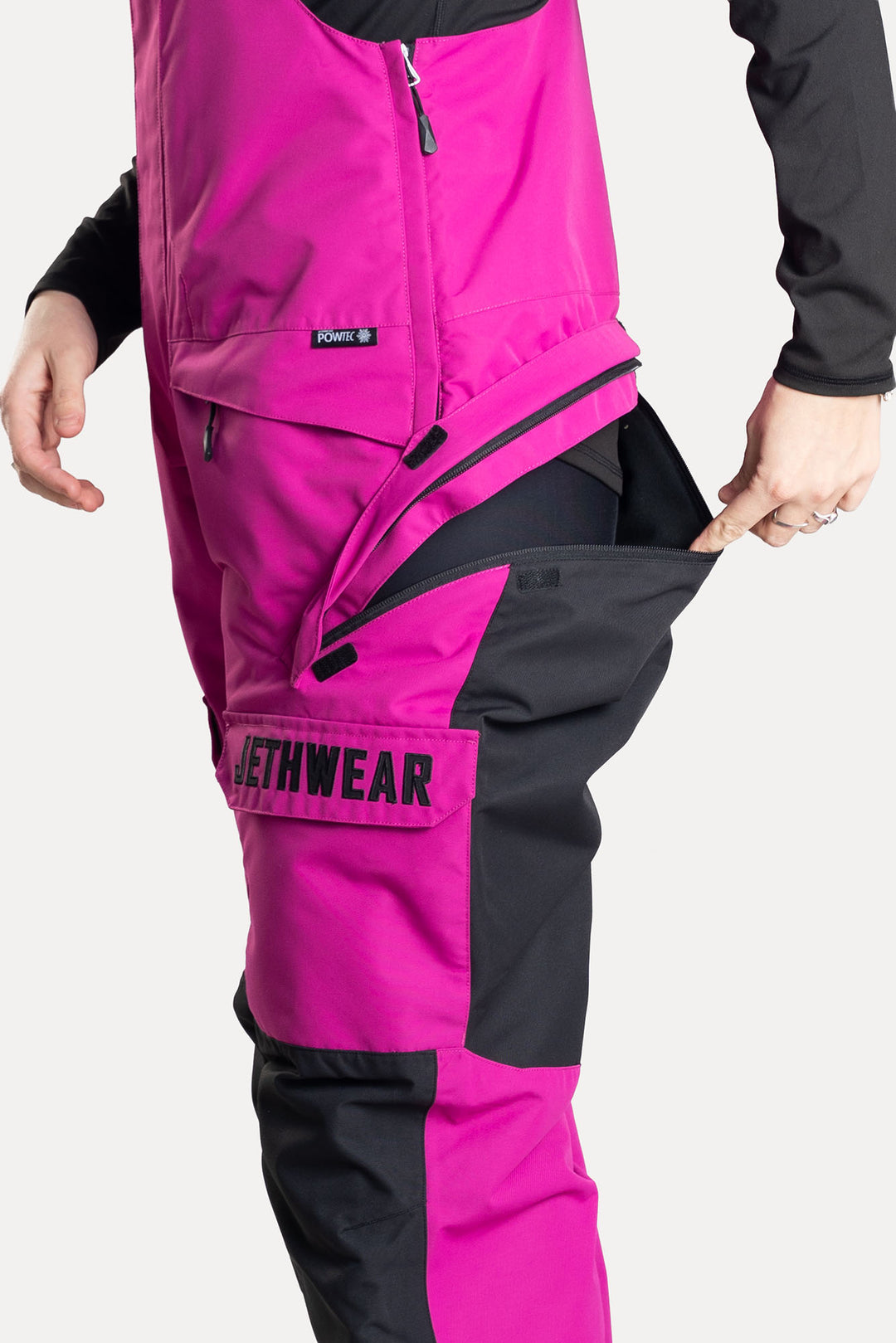 Jethwear W's Treeline Bib Pant - Flower/Black 60g