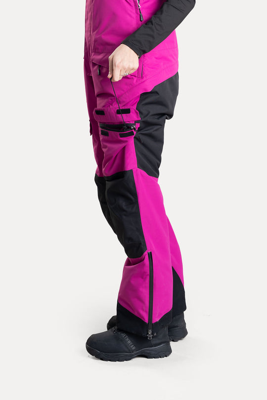 Jethwear W's Treeline Bib Pant - Flower/Black 60g
