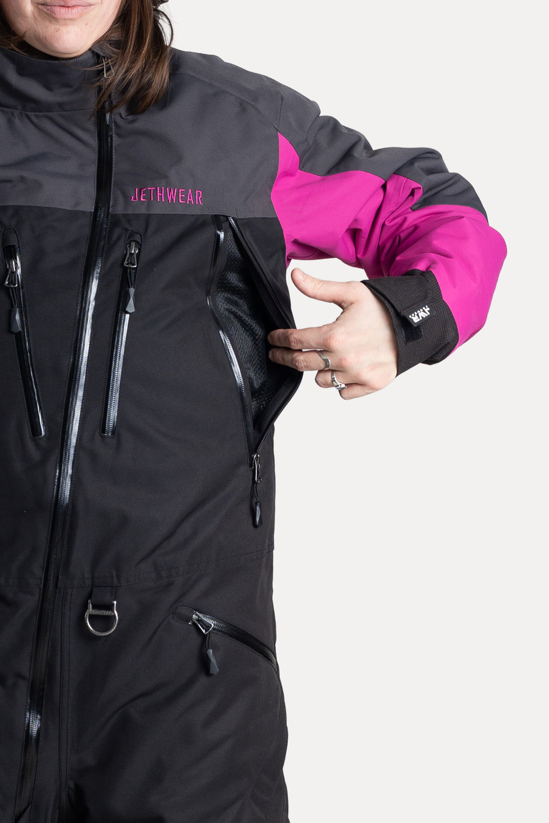 Jethwear W's Venture Suit -Black/Iron/Flower S.A.F.E