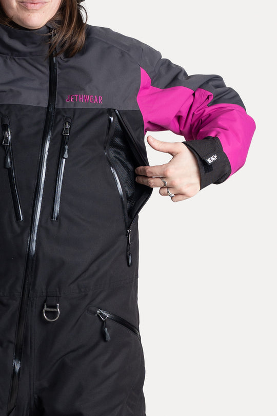 Jethwear W's Venture Suit -Black/Iron/Flower S.A.F.E