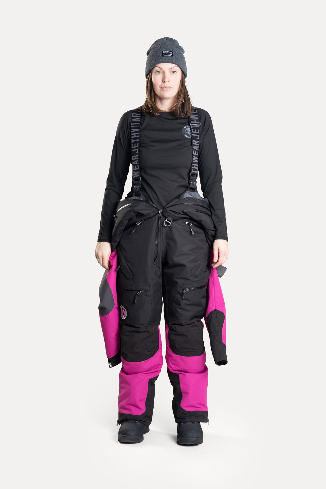 Jethwear W's Venture Suit -Black/Iron/Flower S.A.F.E