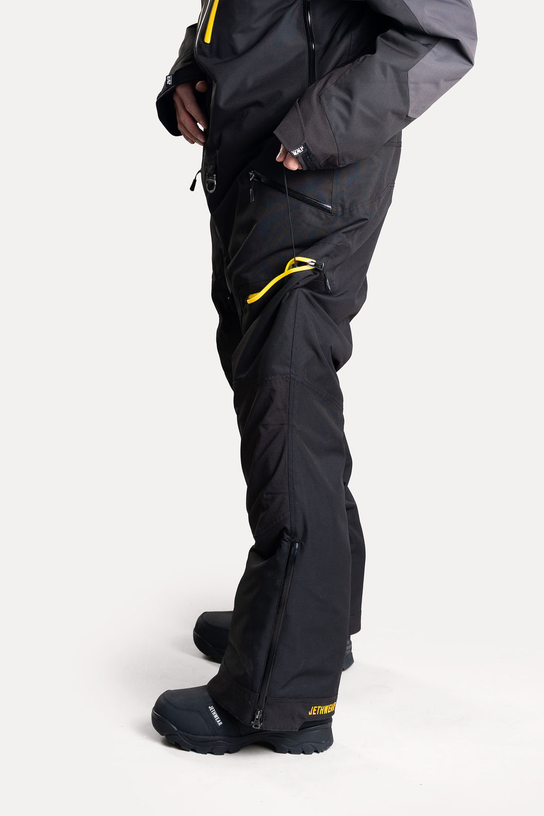 Jethwear M's Venture Suit - Black/Iron/Yellow S.A.F.E