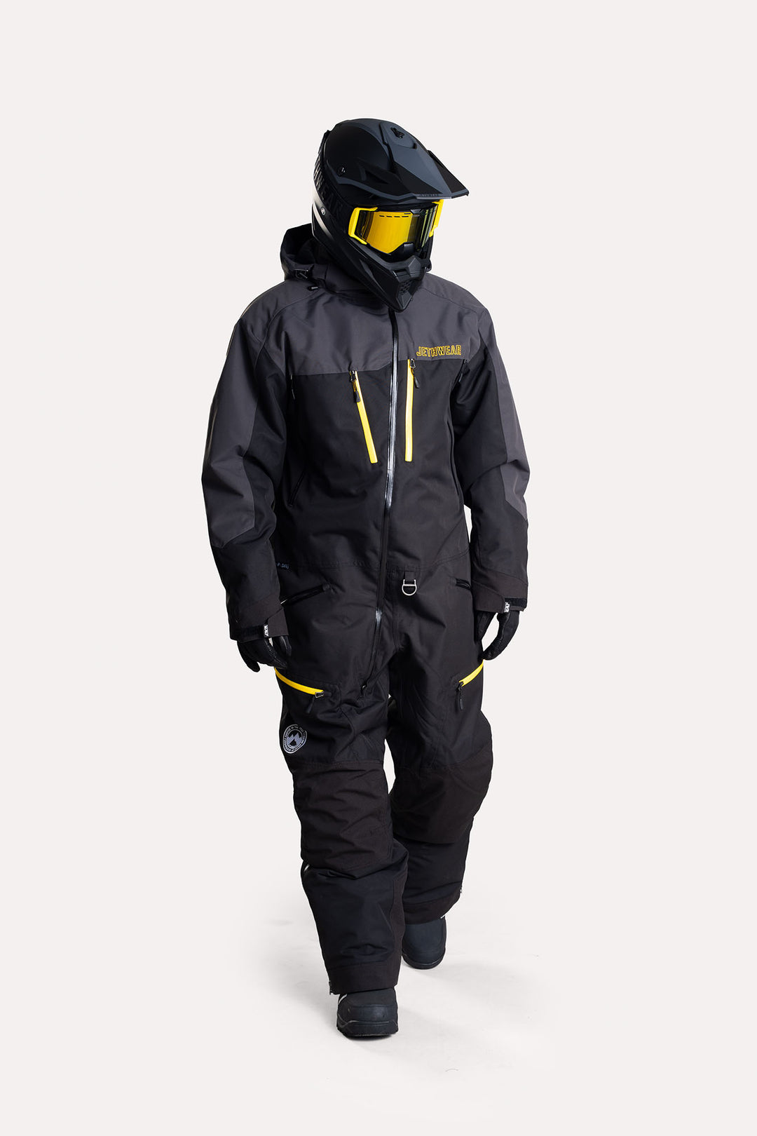 Jethwear M's Venture Suit - Black/Iron/Yellow S.A.F.E