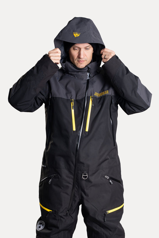 Jethwear M's Venture Suit - Black/Iron/Yellow S.A.F.E