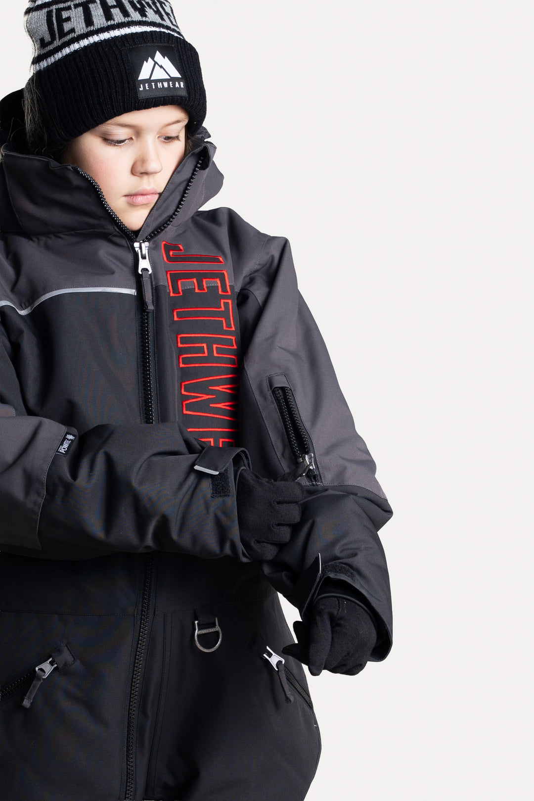 Jethwear Odin & Olivia Youth - Black/Iron/Flame S.A.F.E