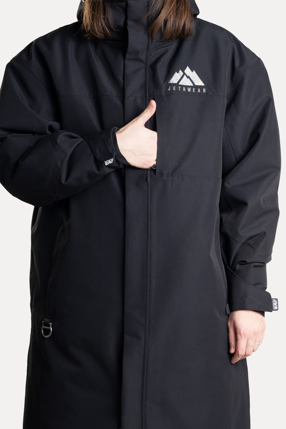 Jethwear Pit Coat - Black/Rainbow Depårock