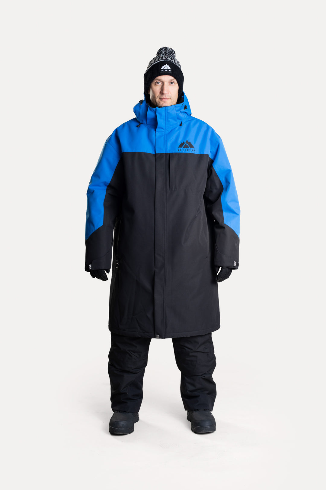 Jethwear Pit Coat - Black/Cobalt Depårock