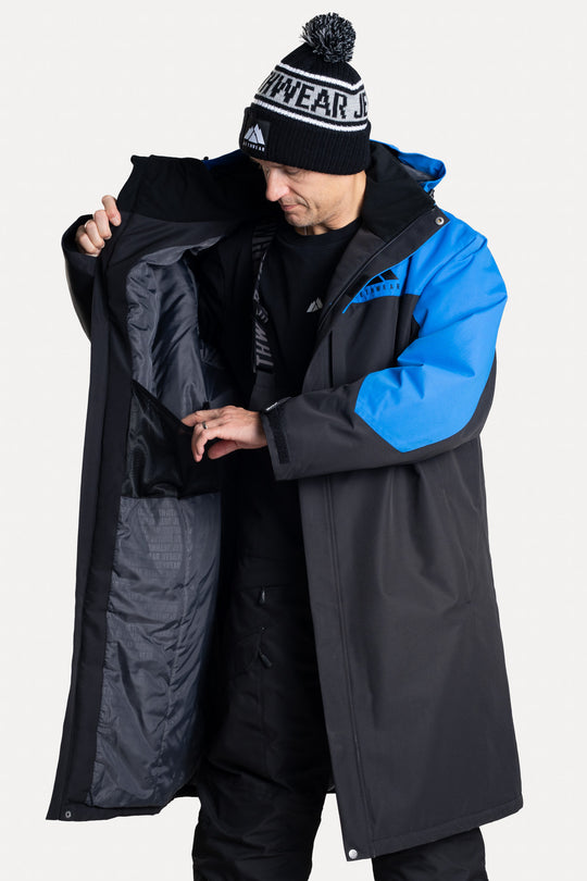 Jethwear Pit Coat - Black/Cobalt Depårock