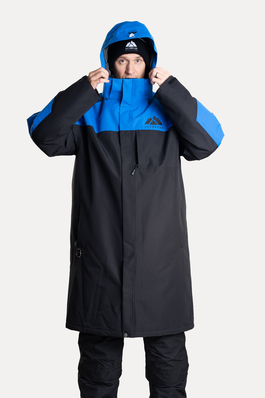 Jethwear Pit Coat - Black/Cobalt Depårock