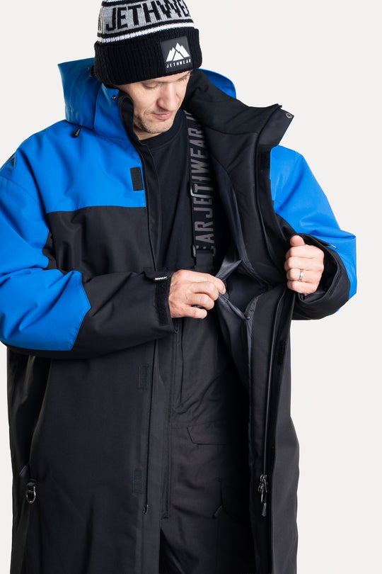 Jethwear Pit Coat - Black/Cobalt Depårock