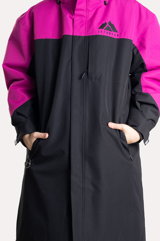 Jethwear Pit Coat - Black/FlowerDepårock