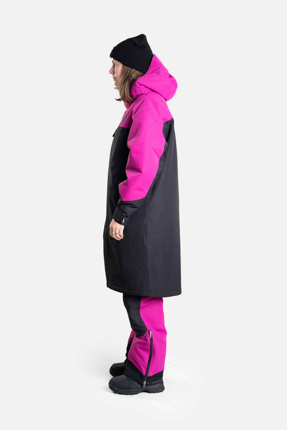 Jethwear Pit Coat - Black/FlowerDepårock