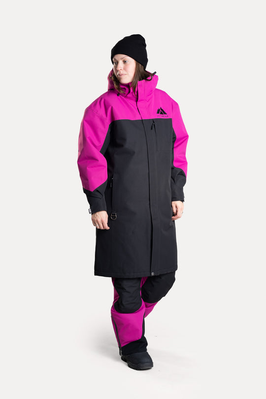 Jethwear Pit Coat - Black/FlowerDepårock