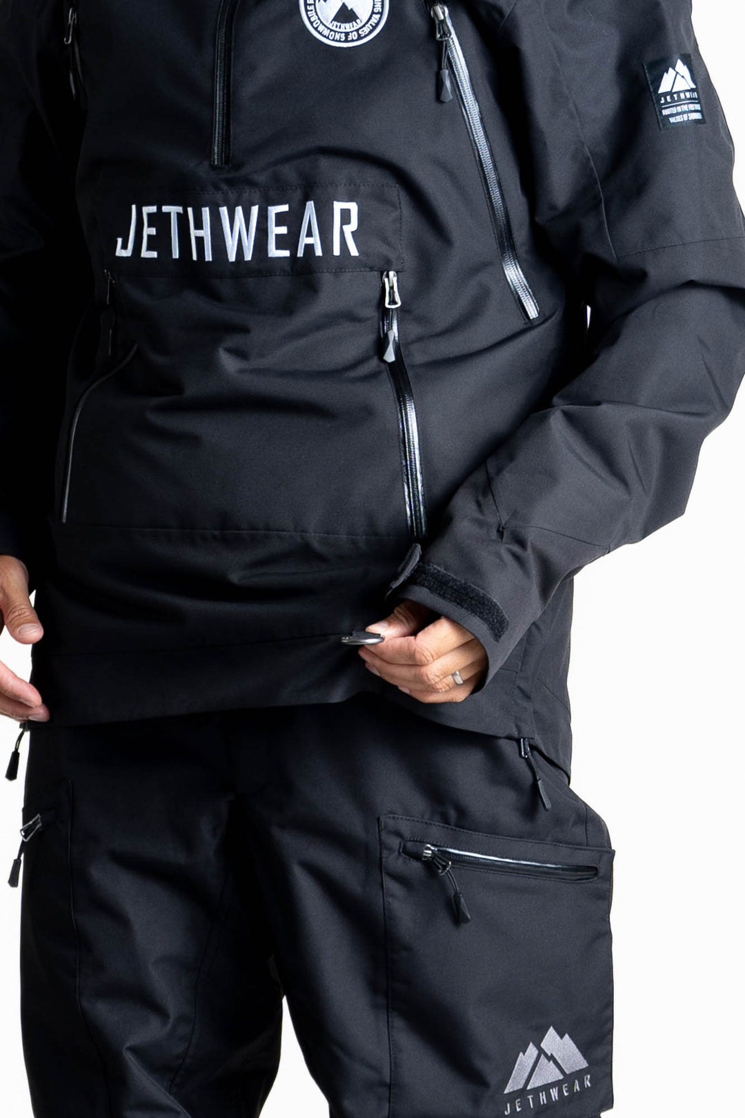 Jethwear flight anorak - black