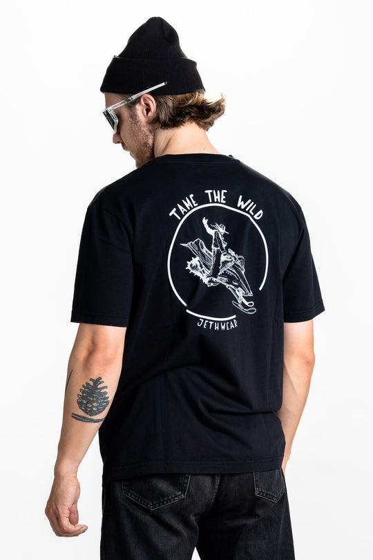 Jethwear T-shirt Tame The Wild Black