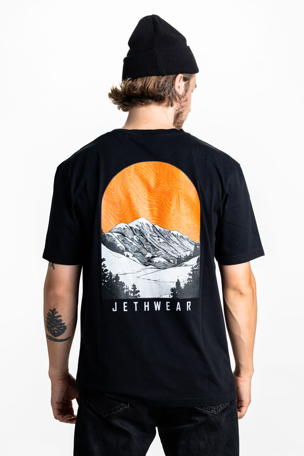 Jethwear T-shirt Orange Skye Black