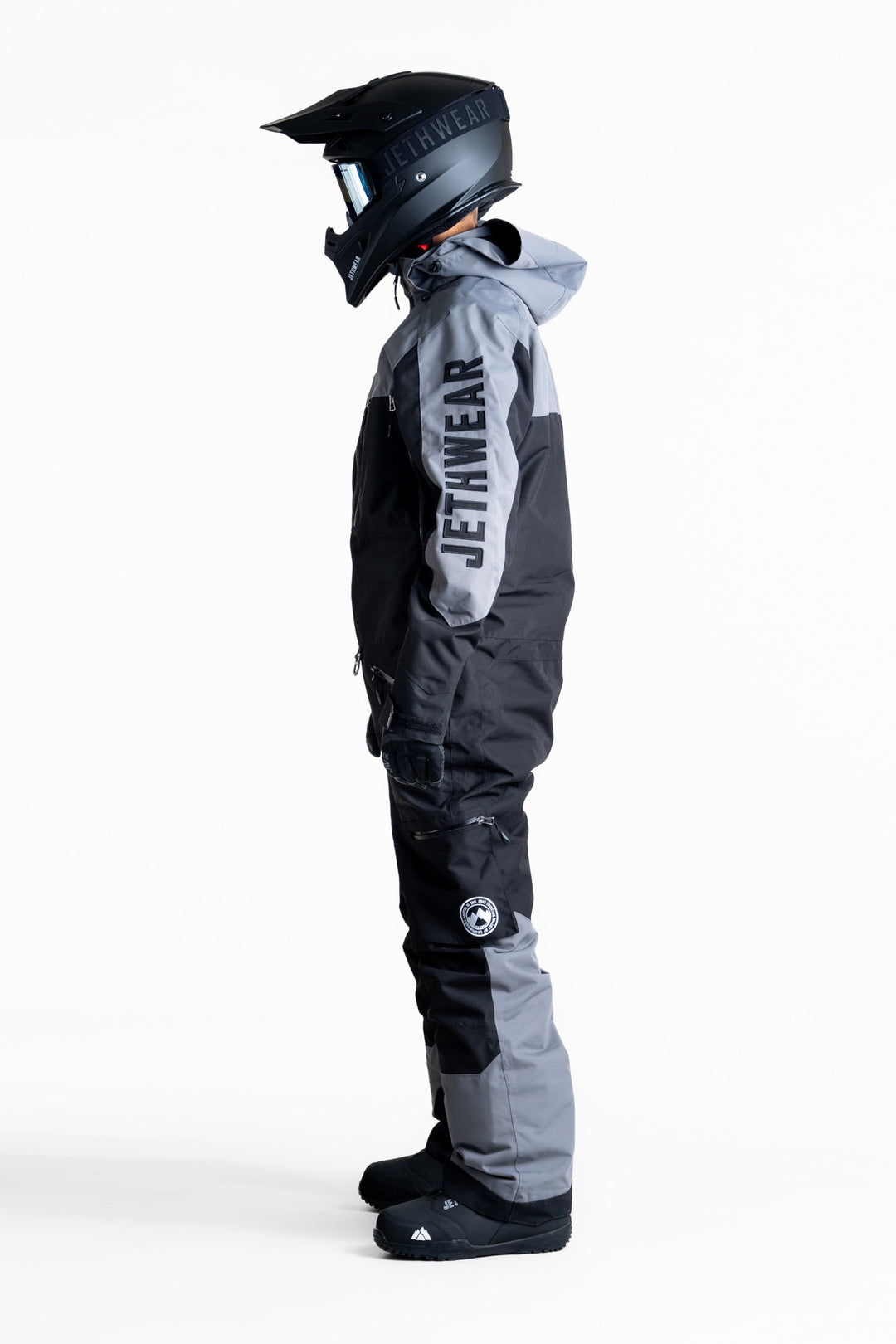 Jethwear the one shell monosuit black/grey