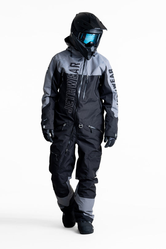 Jethwear the one shell monosuit black/grey