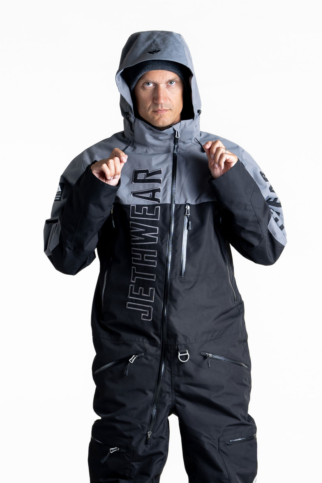Jethwear the one shell monosuit black/grey