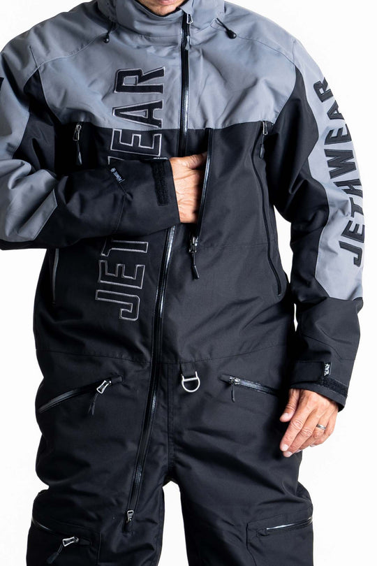 Jethwear the one shell monosuit black/grey
