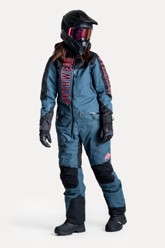 Jethwear w on yksivuorattu skootterin sininen haalari