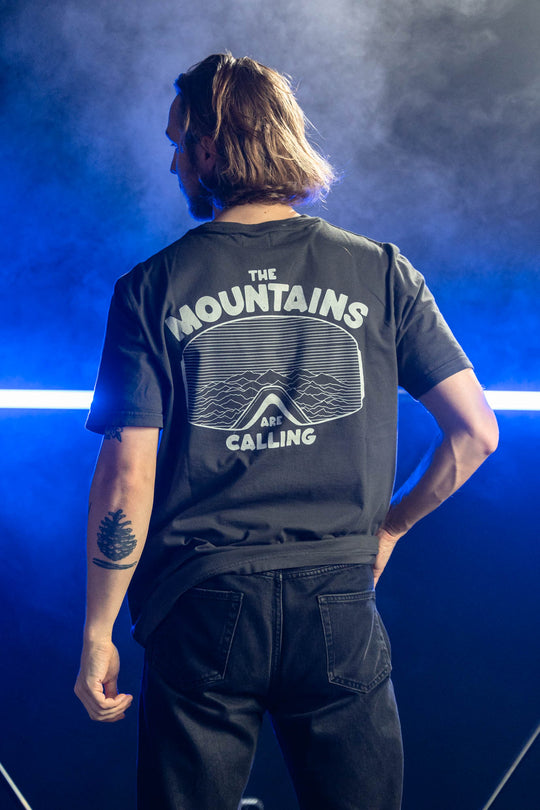 Jethwear T-shirt Mountains Grey