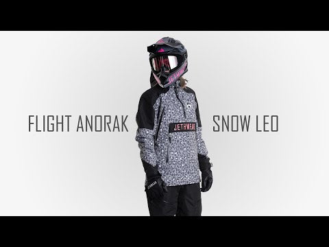 Jethwear Flight Anorak snowmobile Jacket - Snow Leo 40g