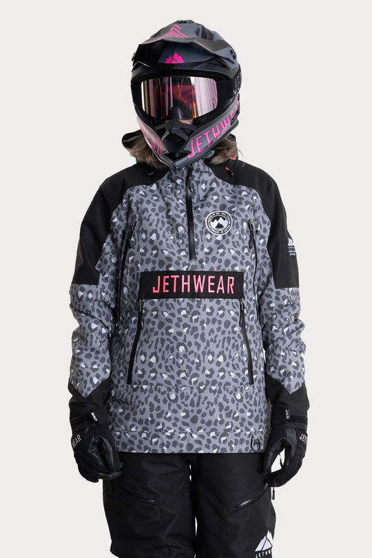 Jethwear Flight Anorak snowmobile Jacket - Snow Leo 40g