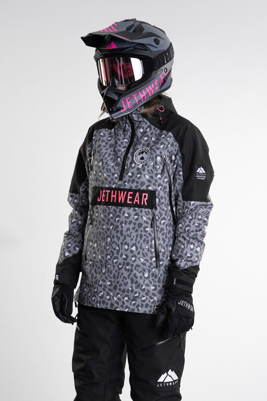 Jethwear Flight Anorak snowmobile Jacket - Snow Leo 40g