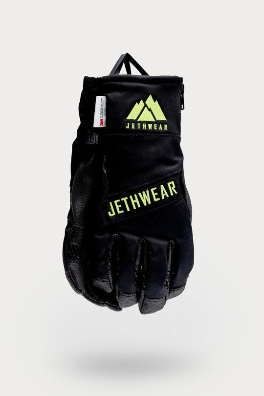 Jethwear Empire glove - skootterihanskat musta/keltainen