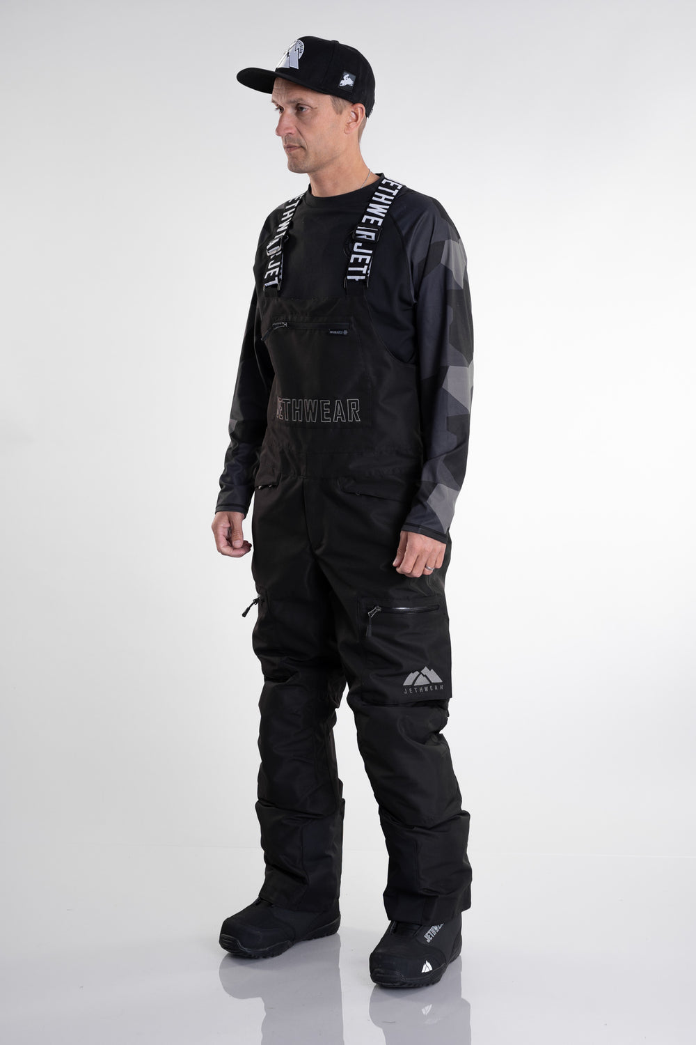 Jethwear m's bib pant - shell