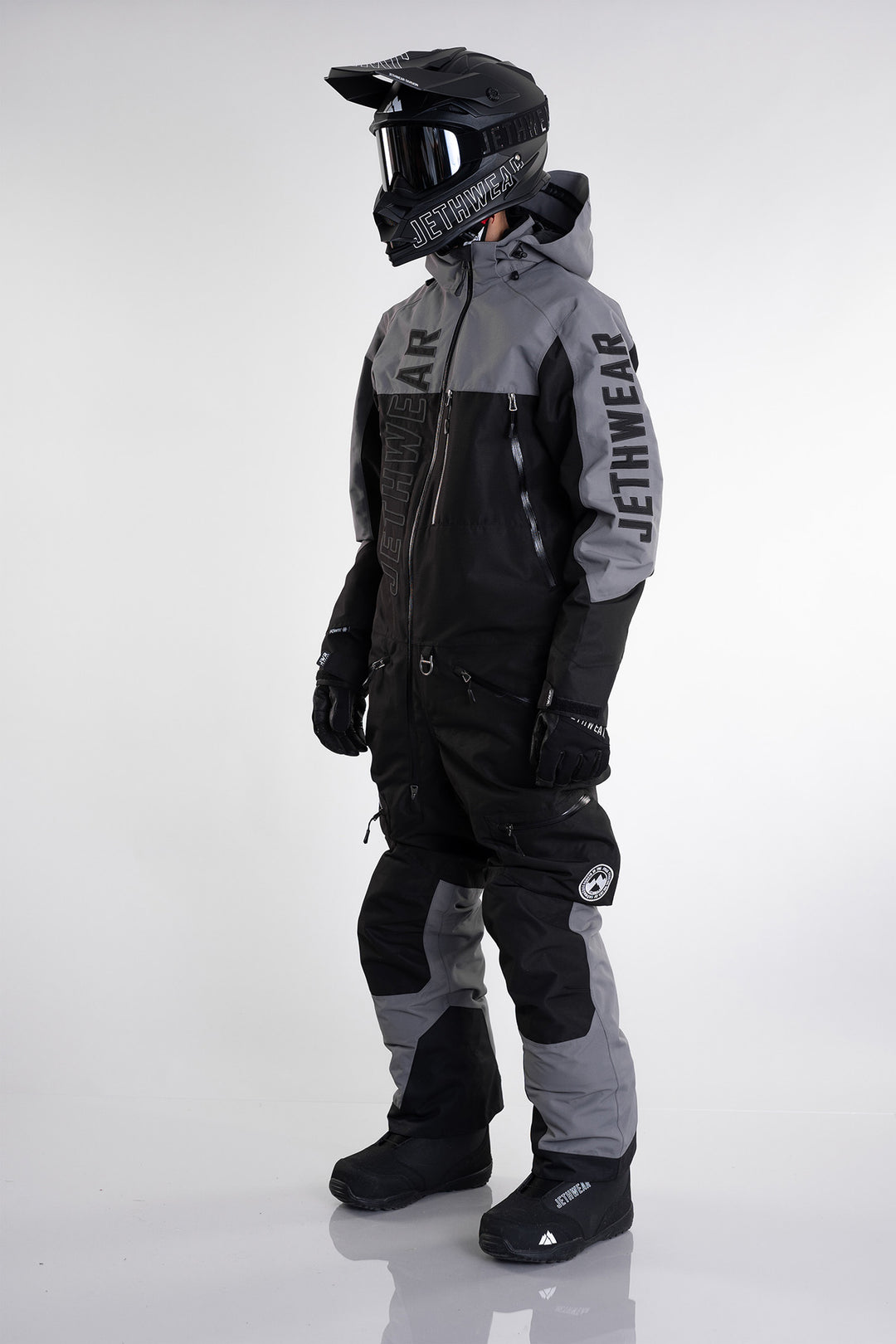 Jethwear the one shell monosuit black/grey