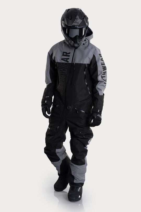 Jethwear the one shell monosuit black/grey