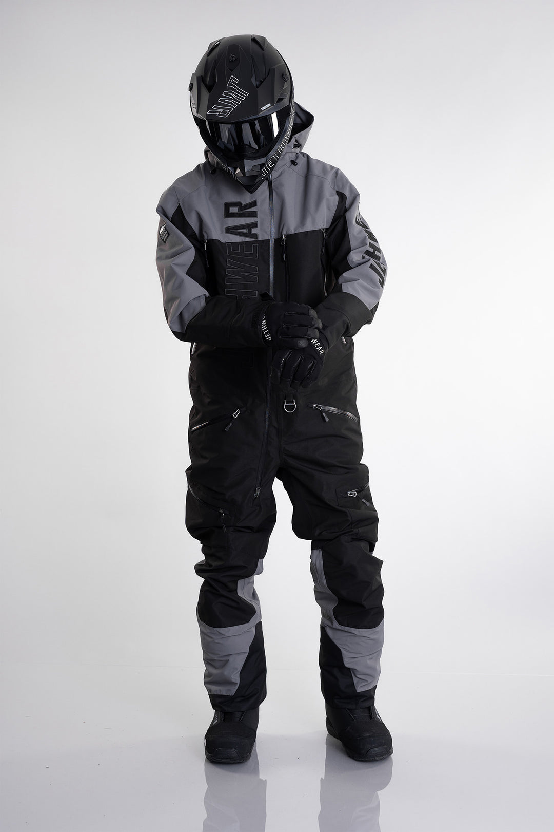 Jethwear the one shell monosuit black/grey