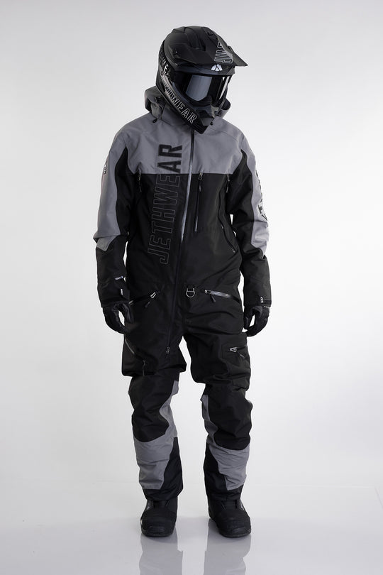 Jethwear the one shell monosuit black/grey