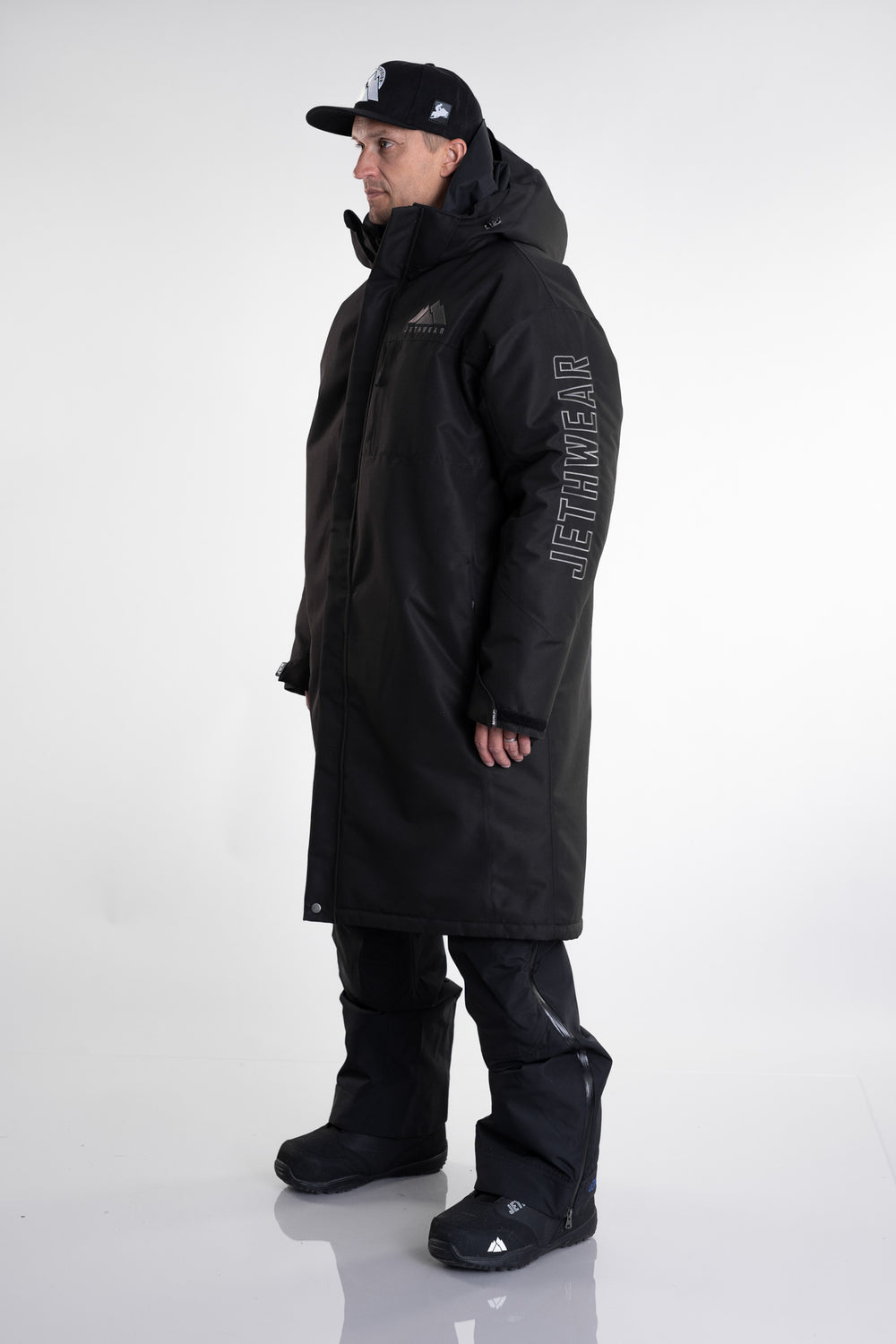 Jethwear pitcoat - black/grey