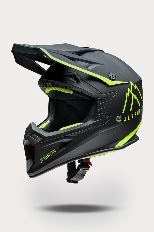 Jethwear Force Scooter Helmet Black/Yellow