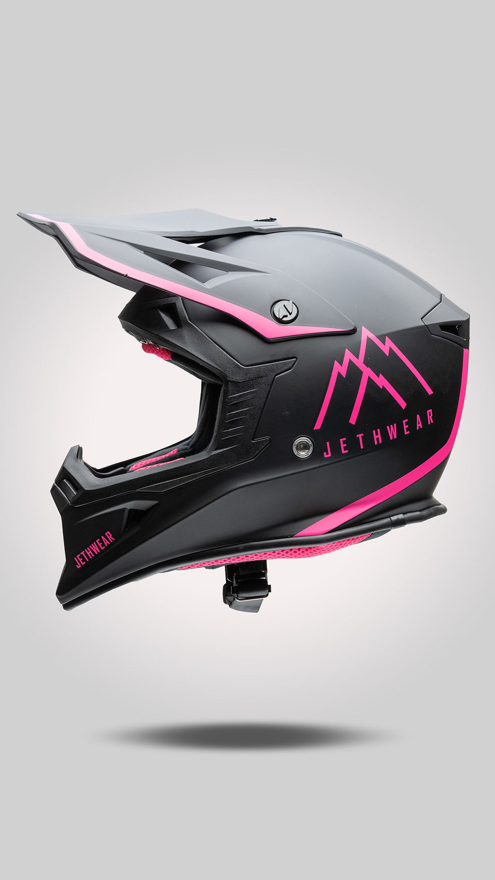 Jethwear Force Scooter Helmet Black/Pink