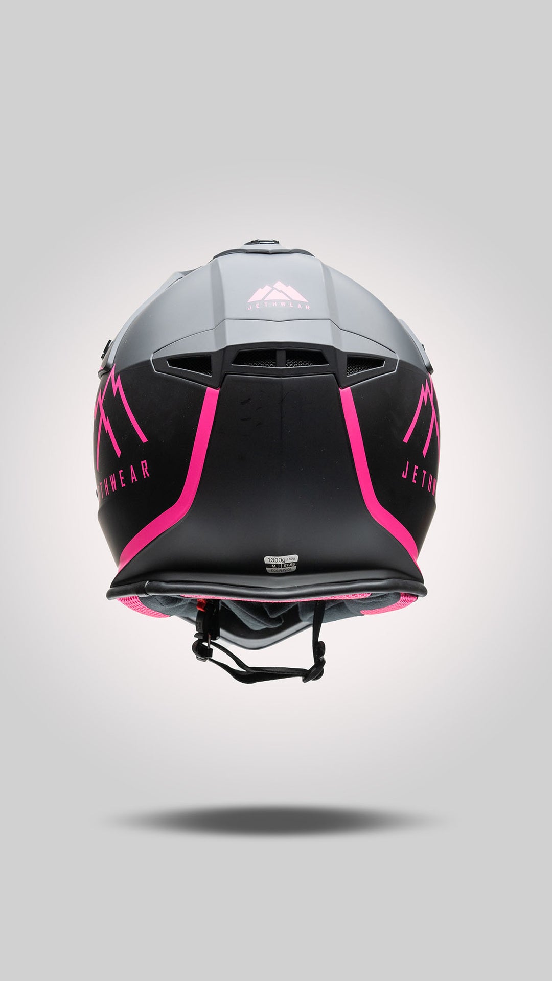 Jethwear Force Scooter Helmet Black/Pink