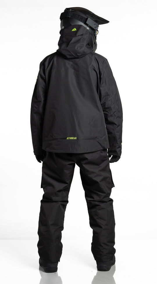 Jethwear Burn Jacket - Vuoraamaton skootteritakki, musta